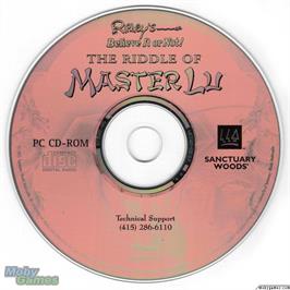 Artwork on the Disc for Ripley's Believe It or Not! - The Riddle of Master Lu on the Microsoft DOS.