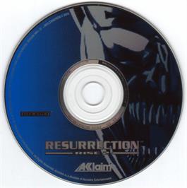 Artwork on the Disc for Rise 2 - Resurrection on the Microsoft DOS.
