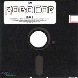 Artwork on the Disc for Robocop (Astros) on the Microsoft DOS.