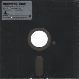 Artwork on the Disc for Robotron - 2084 (1995) on the Microsoft DOS.