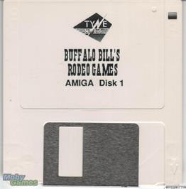Artwork on the Disc for Rodeo Games on the Microsoft DOS.