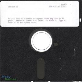 Artwork on the Disc for Saboteur 2 on the Microsoft DOS.