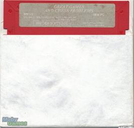 Artwork on the Disc for Sargon III on the Microsoft DOS.