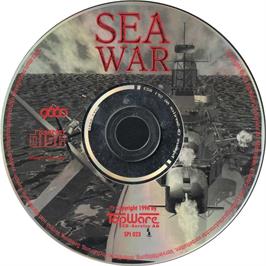 Artwork on the Disc for Sea War - Entscheidungsschlacht im Pazifik on the Microsoft DOS.