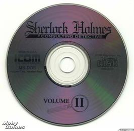 Artwork on the Disc for Sherlock Holmes - Consulting Detective Volume 2 on the Microsoft DOS.