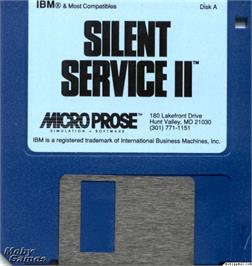 Artwork on the Disc for Silent Service 2 on the Microsoft DOS.