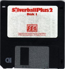 Artwork on the Disc for Silverball 2 Plus on the Microsoft DOS.