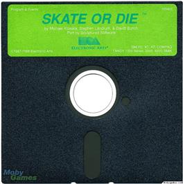 Artwork on the Disc for Skate or Die on the Microsoft DOS.