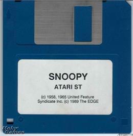 Artwork on the Disc for Snoopy - The Cool Computer Game on the Microsoft DOS.