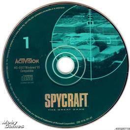 Artwork on the Disc for Spycraft - The Great Game on the Microsoft DOS.