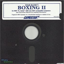 Artwork on the Disc for Star Rank Boxing 2 on the Microsoft DOS.