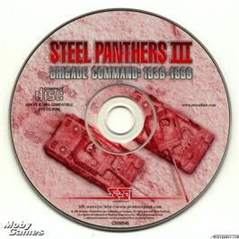 Artwork on the Disc for Steel Panthers 3 - Brigade Command on the Microsoft DOS.