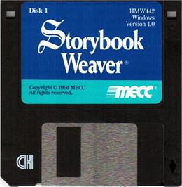 Artwork on the Disc for Storybook Weaver on the Microsoft DOS.