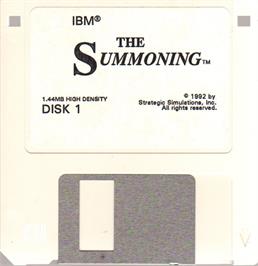 Artwork on the Disc for Summoning, The on the Microsoft DOS.