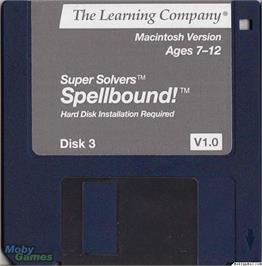Artwork on the Disc for Super Solvers - Spellbound! on the Microsoft DOS.