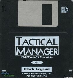 Artwork on the Disc for Tactical Manager on the Microsoft DOS.