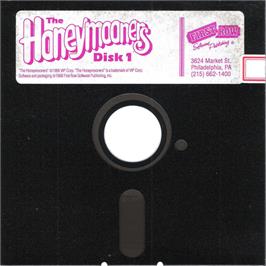 Artwork on the Disc for The Honeymooners on the Microsoft DOS.