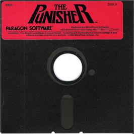 Artwork on the Disc for The Punisher on the Microsoft DOS.