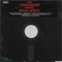 Artwork on the Disc for The Terminator 2029 - Deluxe CD Edition on the Microsoft DOS.