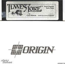 Artwork on the Disc for Times Of Lore on the Microsoft DOS.