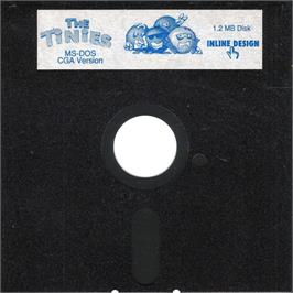 Artwork on the Disc for Tiny Skweeks on the Microsoft DOS.