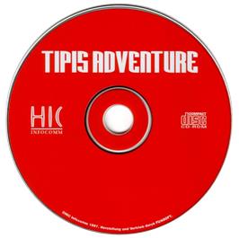 Artwork on the Disc for Tipis Adventure on the Microsoft DOS.