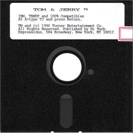 Artwork on the Disc for Tom & Jerry - Yankee Doodle's CAT-astrophe on the Microsoft DOS.