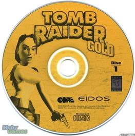 Artwork on the Disc for Tomb Raider - Unfinished Business on the Microsoft DOS.