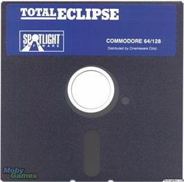 Artwork on the Disc for Total Eclipse on the Microsoft DOS.