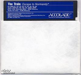 Artwork on the Disc for Train, The - Escape To Normandy on the Microsoft DOS.