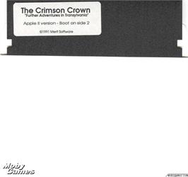 Artwork on the Disc for Transylvania 2 - The Crimson Crown on the Microsoft DOS.