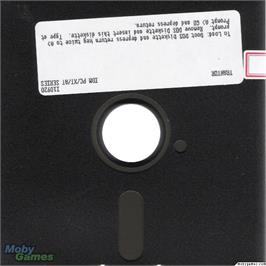 Artwork on the Disc for Trantor the Last Stormtrooper on the Microsoft DOS.