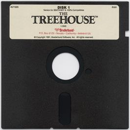Artwork on the Disc for Treehouse, The on the Microsoft DOS.