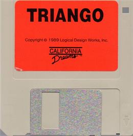 Artwork on the Disc for TrianGO on the Microsoft DOS.