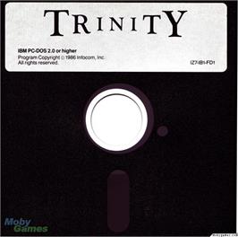 Artwork on the Disc for Trinity on the Microsoft DOS.