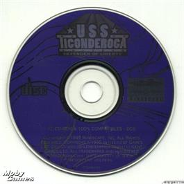 Artwork on the Disc for USS Ticonderoga - Defender of Liberty on the Microsoft DOS.
