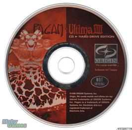 Artwork on the Disc for Ultima 8 - Pagan on the Microsoft DOS.
