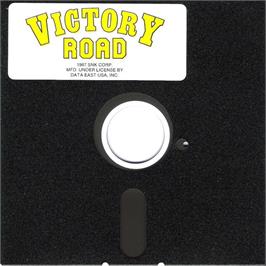 Artwork on the Disc for Victory Road on the Microsoft DOS.