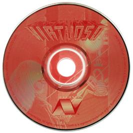 Artwork on the Disc for Virtuoso on the Microsoft DOS.