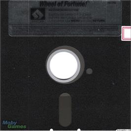 Artwork on the Disc for Wheel of Fortune on the Microsoft DOS.