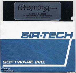 Artwork on the Disc for Wizardry - Knight of Diamonds - The Second Scenario on the Microsoft DOS.