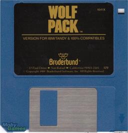Artwork on the Disc for WolfPack on the Microsoft DOS.