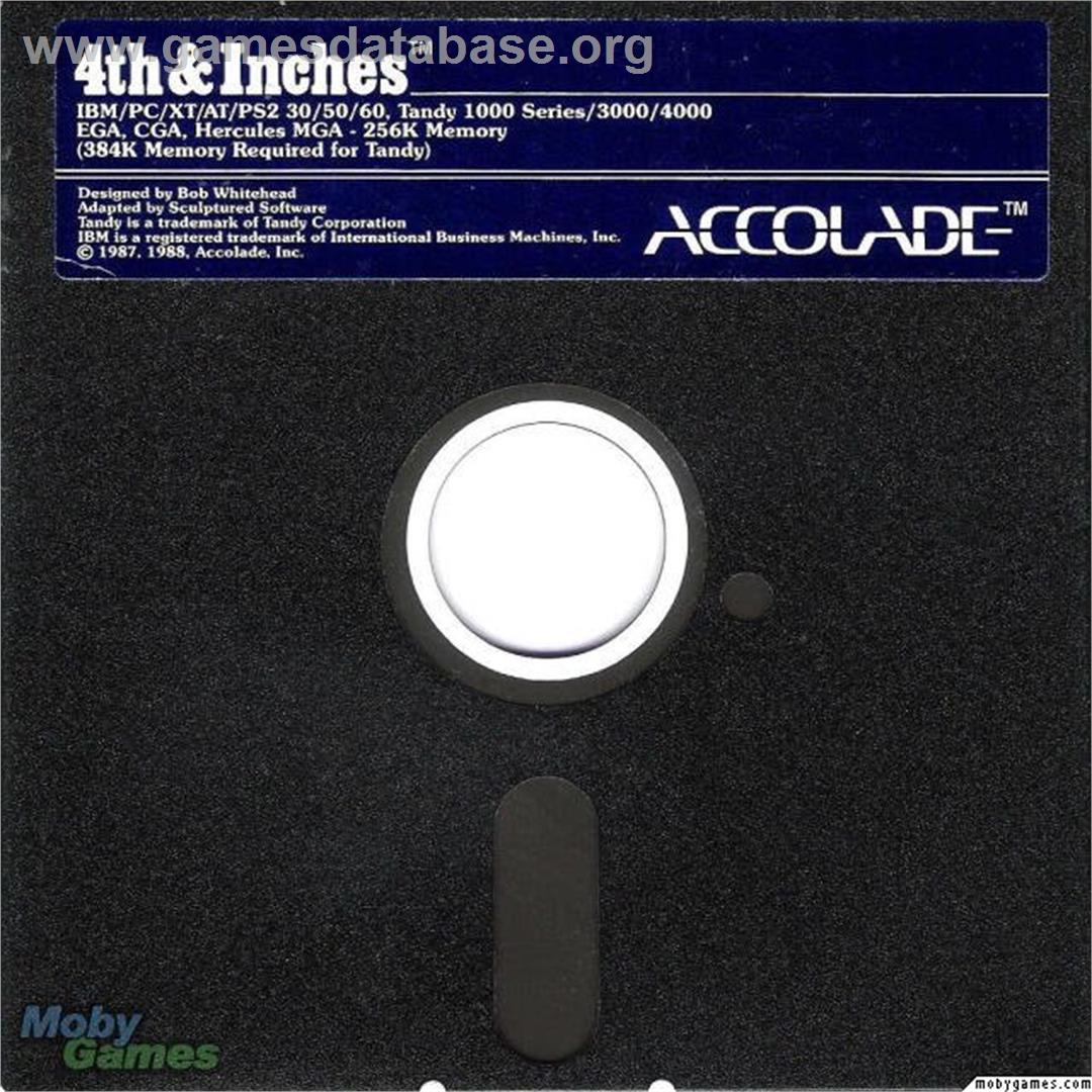 4th & Inches - Microsoft DOS - Artwork - Disc