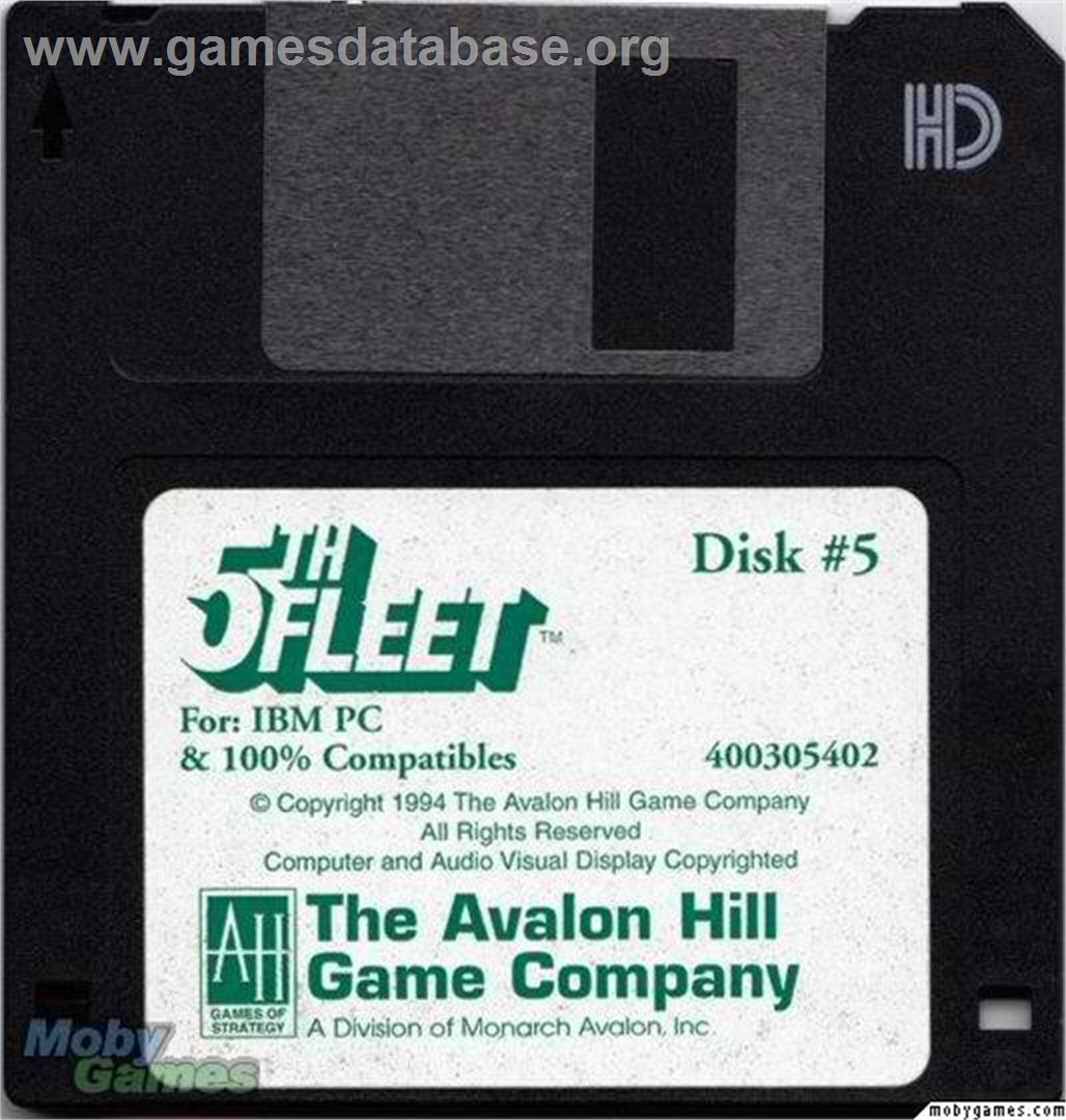 5th Fleet - Microsoft DOS - Artwork - Disc