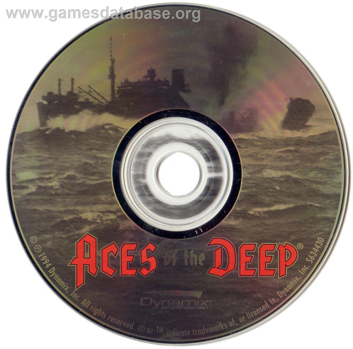 Aces of the Deep - Microsoft DOS - Artwork - Disc