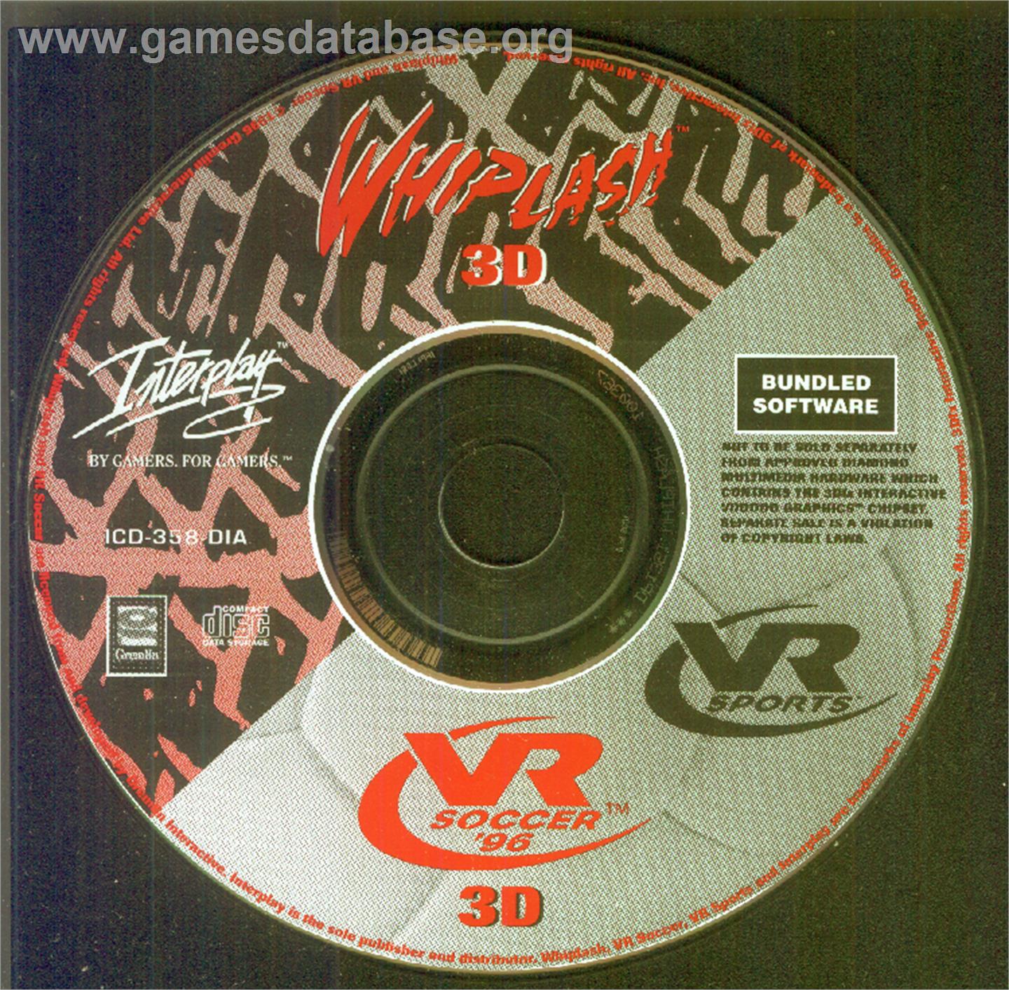 Actua Soccer - Microsoft DOS - Artwork - Disc