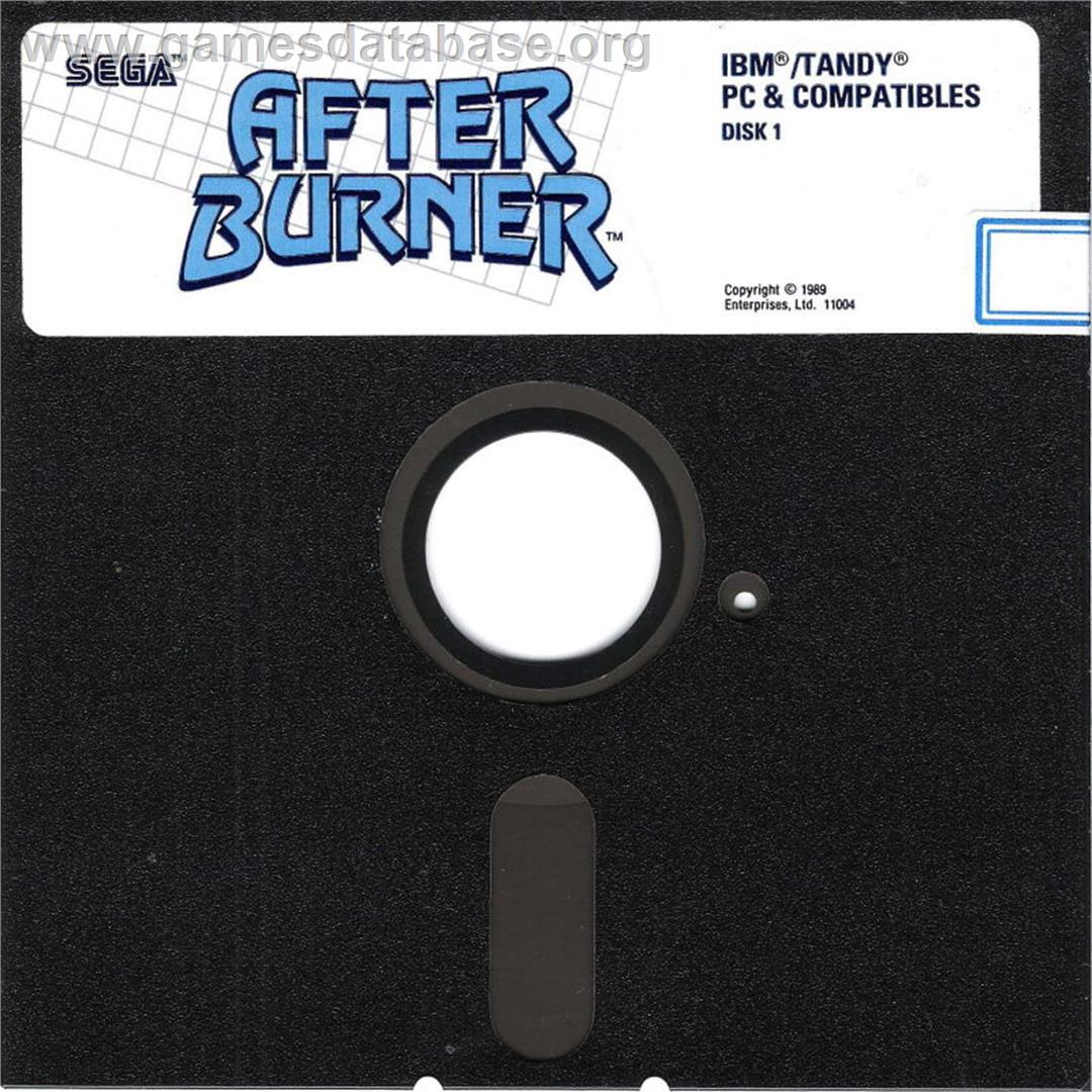 After Burner - Microsoft DOS - Artwork - Disc