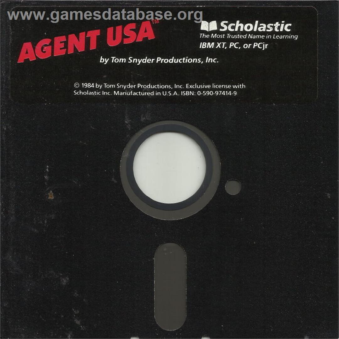 Agent USA - Microsoft DOS - Artwork - Disc