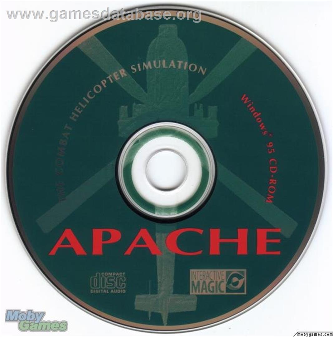 Apache Longbow - Microsoft DOS - Artwork - Disc