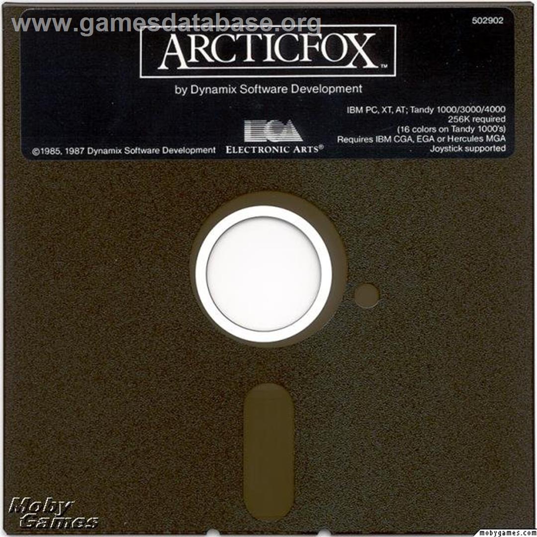 Arcticfox - Microsoft DOS - Artwork - Disc